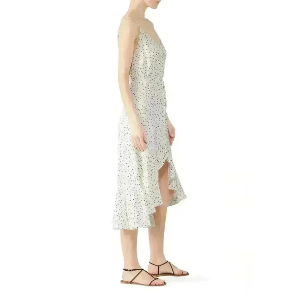 Rails Frida Speckled Dot Midi Flouce Dress Size Large Women's - Picture 3 of 14